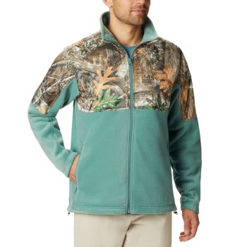 Columbia Jas Heren, PHG Fleece Overlay Groen, 69BQKFZXA